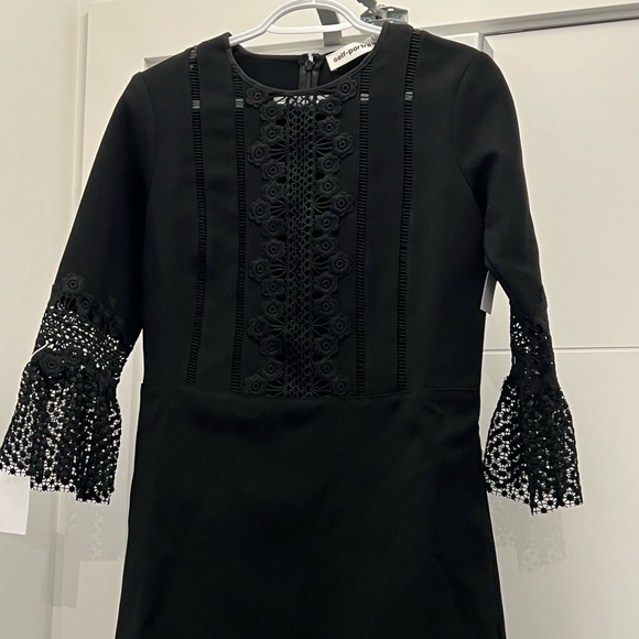 Self-Portrait Black Lace Cocktail Dress - Picture 4 of 5